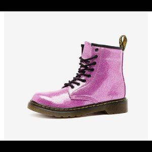 Dr Martens- Pink Glitter Ankle Boots